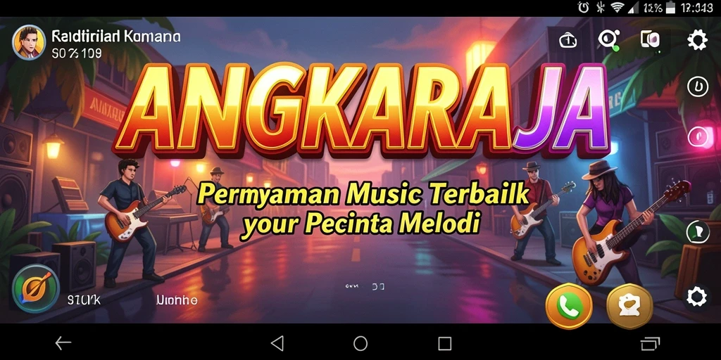 Screenshot gameplay menunjukkan interaksi musik yang menarik.