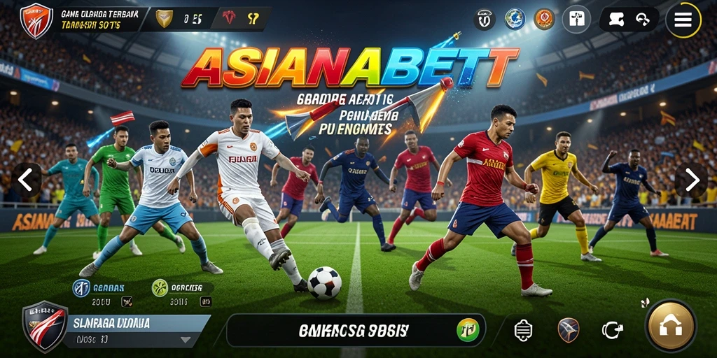 Tampilan gameplay seru di ASIANABET dengan fitur interaktif olahraga.