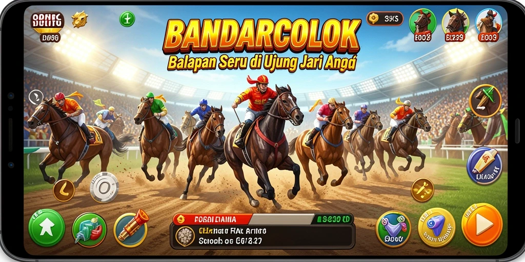 Gameplay balapan cepat dan mendebarkan di BANDARCOLOK.