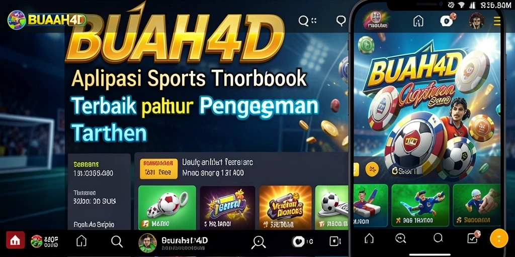 Tampilan menarik aplikasi BUAH4D saat taruhan olahraga berlangsung.
