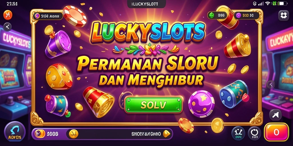 Tampilan gameplay LUCKYSLOTS yang seru dan menarik dengan grafis menawan.