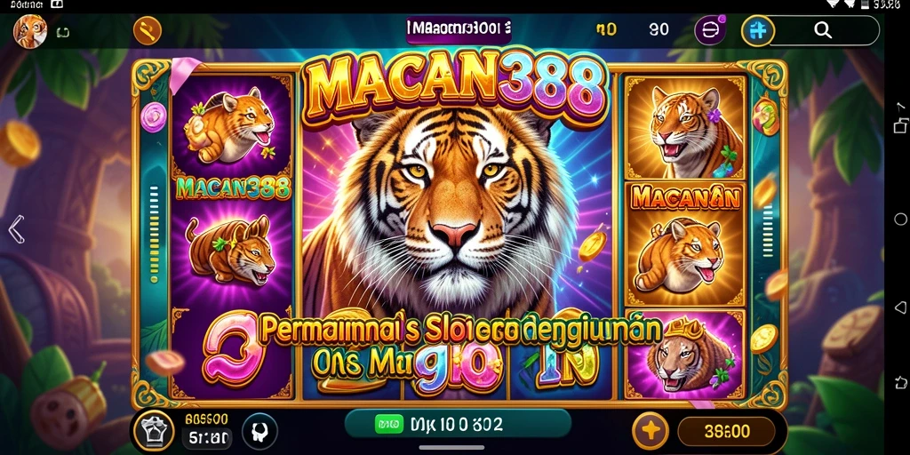 Screenshot gameplay <strong>MACAN388</strong> menampilkan berbagai mesin Slot yang mengasyikkan.