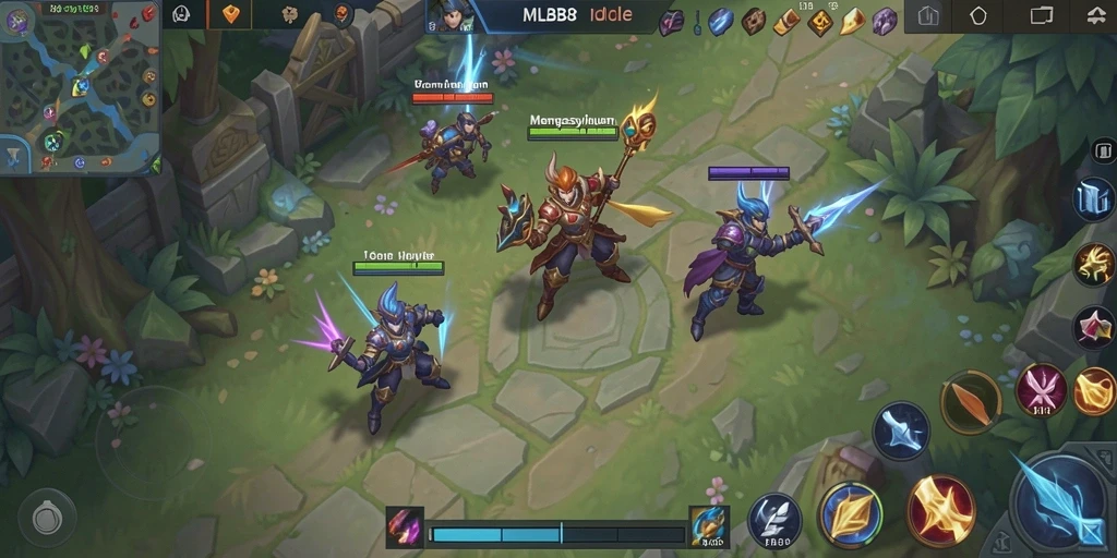 Tampilan menarik dari gameplay MLBB8 yang santai dan menyenangkan.