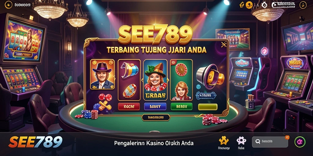 Tampilan gameplay kasino yang menarik dan mengasyikkan.